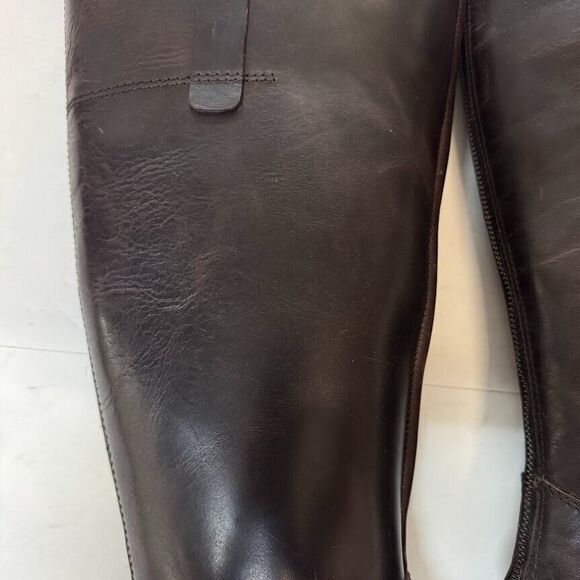 Franco Sarto Womens 5 M WC Brown Leather Knee High Riding Boots DISPLAY XO2 - Picture 5 of 6